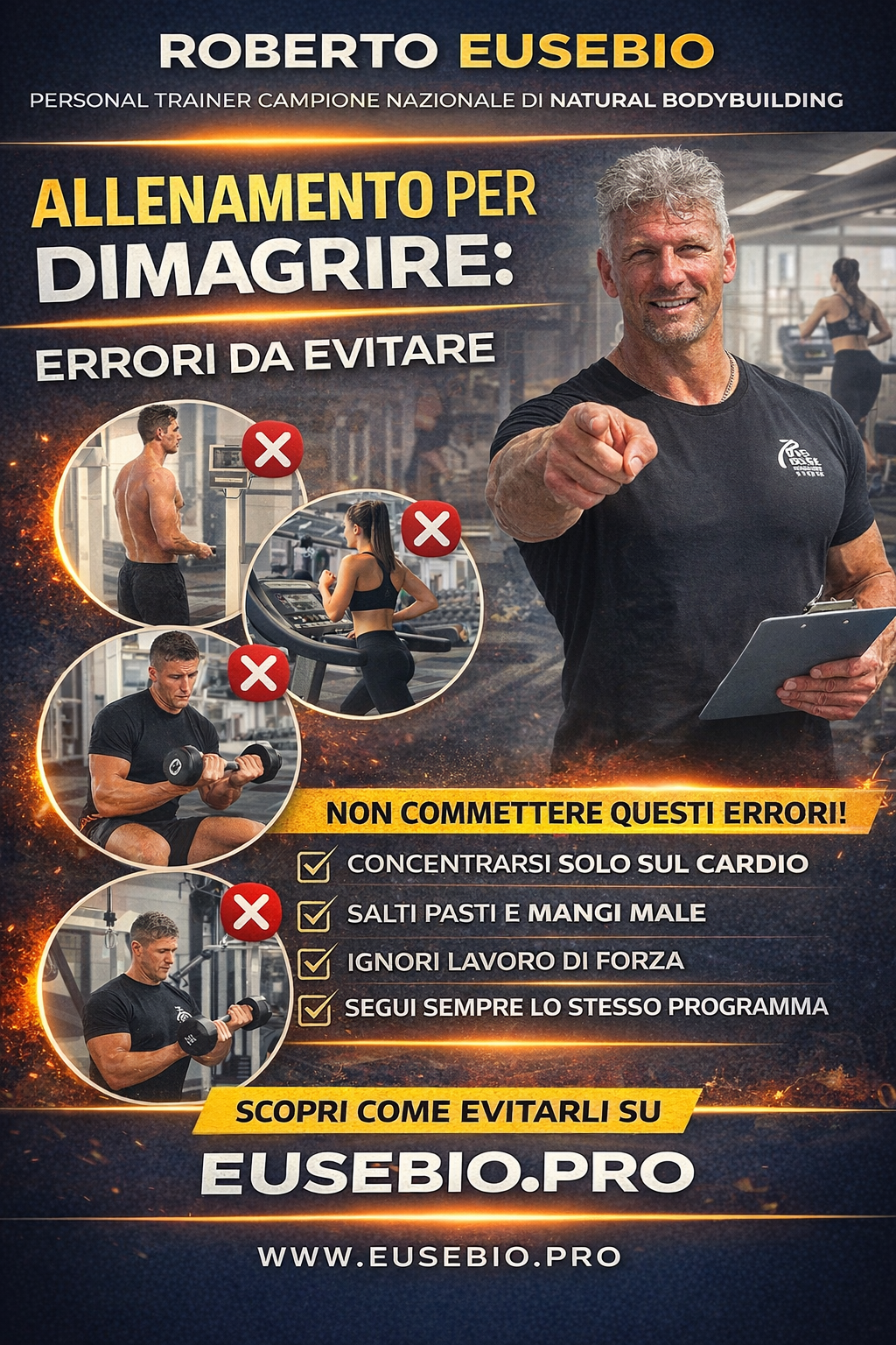 Allenamento per dimagrire errori da evitare