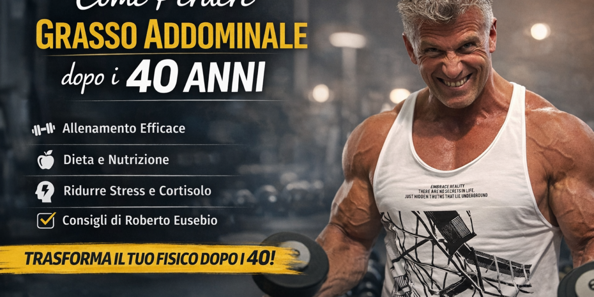 come perdere grasso addominale dopo i 40 anni di Roberto Eusebio